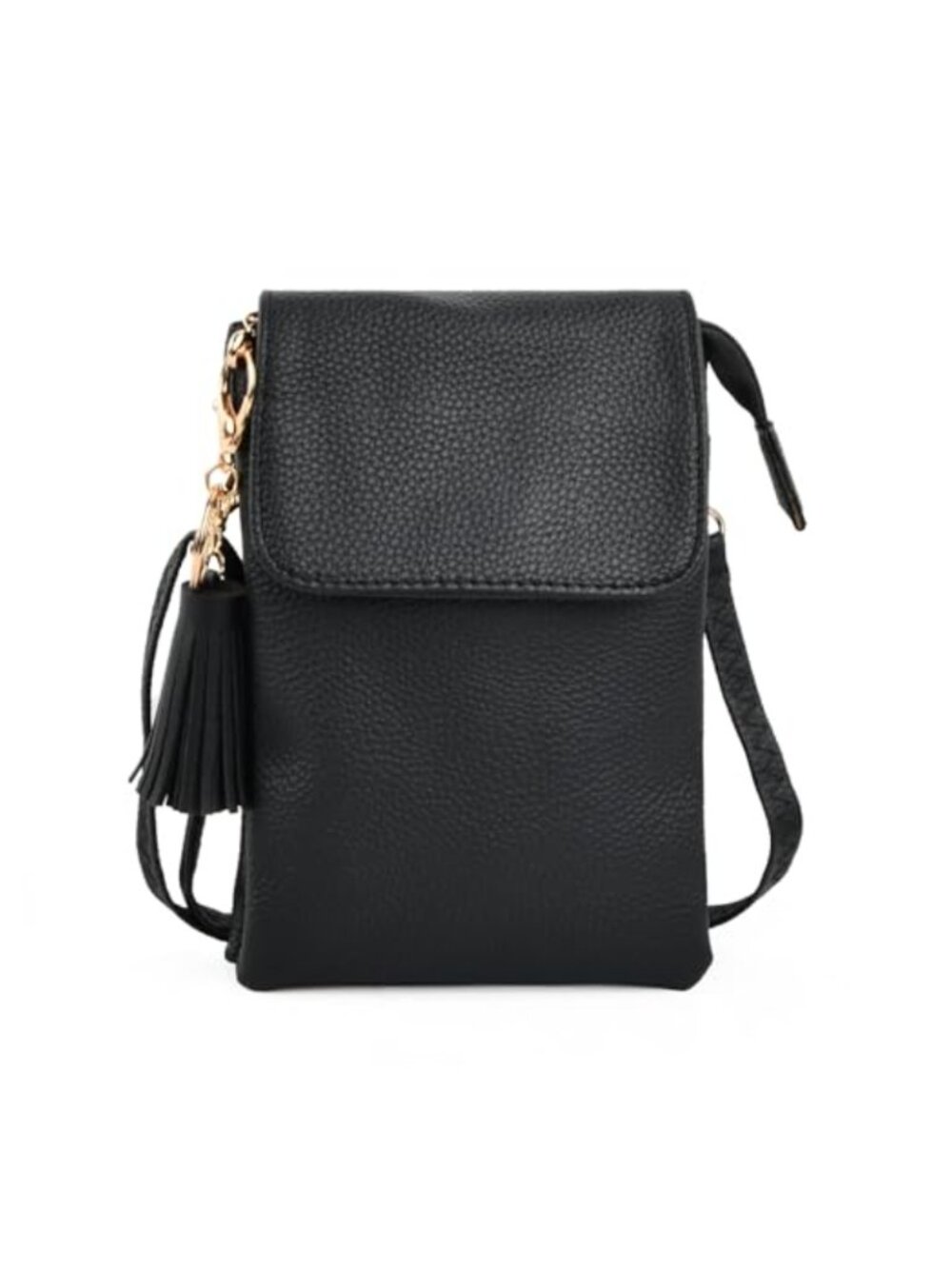 PU Leather Crossbody Bag Cellphone Wallet with Adjustable Strap